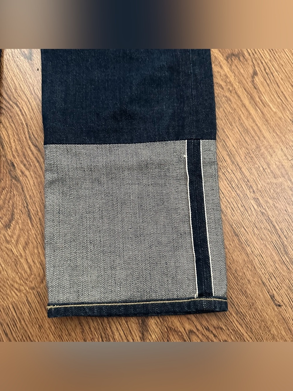 rag & bone Trompe L’oeil indigo Raw Selvedge Jeans size 24 denim blue high rise - Picture 6 of 8